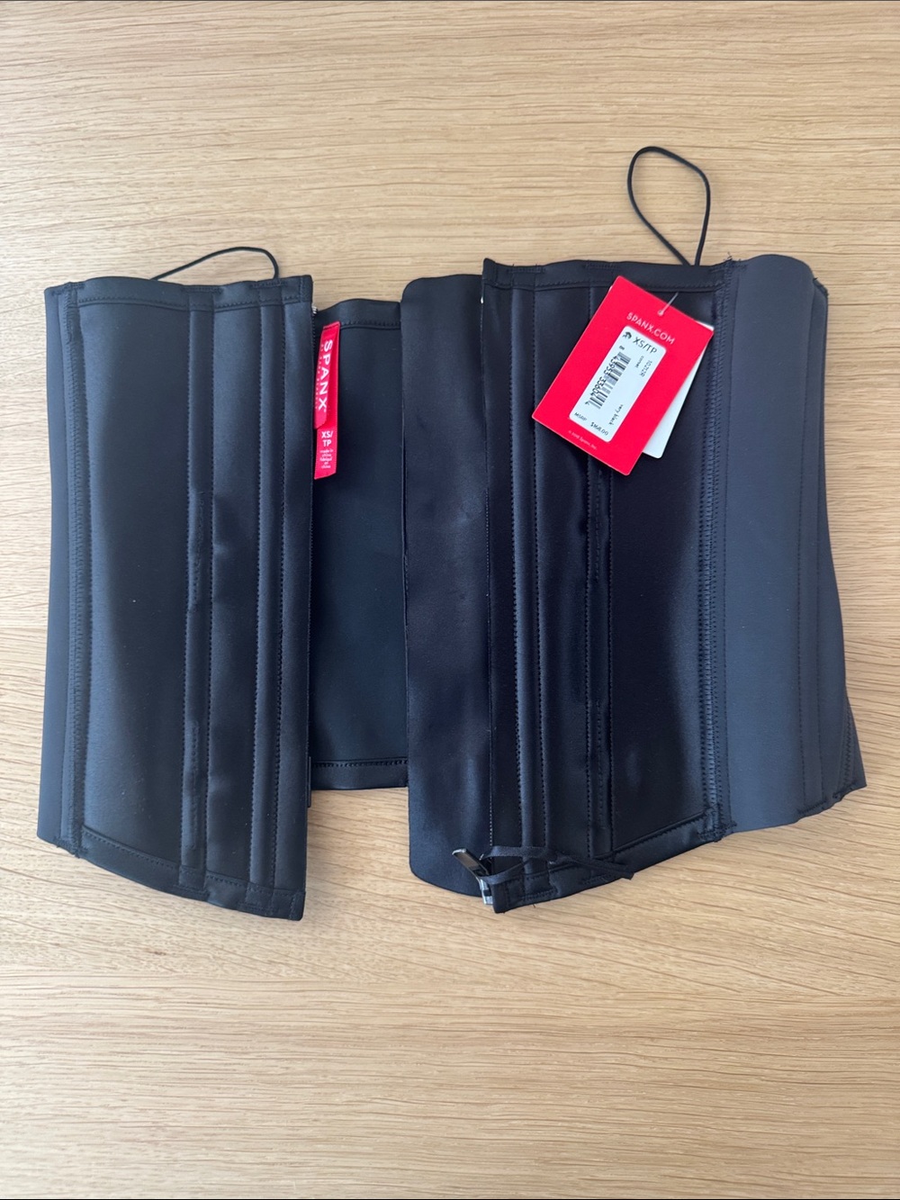 SPANX Black Waist Cincher Under Sculpture Corset Shapewear NWT